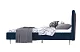ф327а Мягкая кровать Финна (синяя)