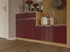 Прихожая глянец 3D 4 Бежевый 
