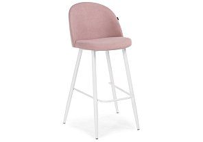 Барный стул Сондре пыльно-розовый / белый 