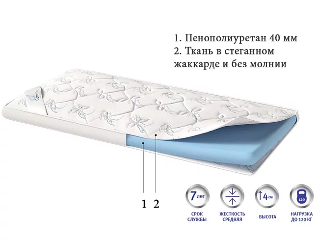 Матрас Стандарт, Белый