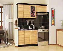 Кухня Сакура 1 мдф глянец на заказ Желтый