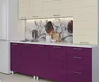 Кухня Лаура дизайн 2 Фиолетовый