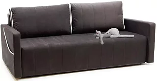 Прямой диван Луи Еврокнижка Коричневый 