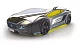 Кровать-машина Roadster Лексус с подъемным механизмом, Черный