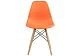 ф208а Стул деревянный Eames PC-015 orange