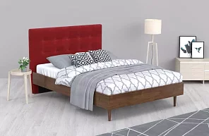 Мягкая кровать Альмена 140 Кровати без механизма 
