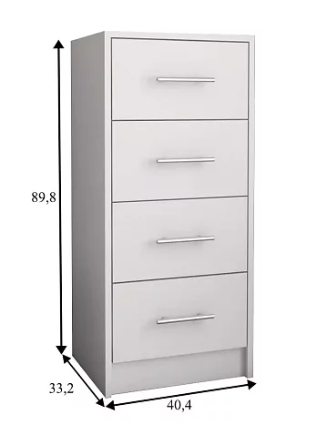 Комод Слим, Белый