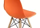 ф208а Стул деревянный Eames PC-015 orange