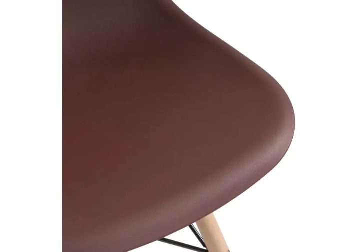 ф208а Стул деревянный Eames PC-015 brown