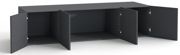 Антресоль к шкафу Бастион 1.6 м, Графит