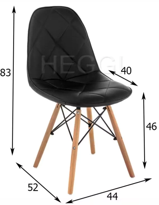 Стул Eames, Черный