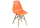 ф208а Стул деревянный Eames PC-015 orange