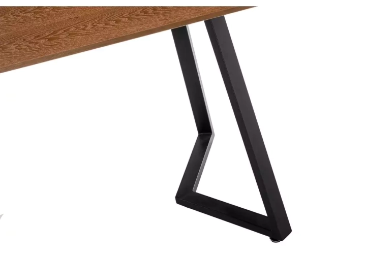 Стол Kont 120 dark walnut, Коричневый