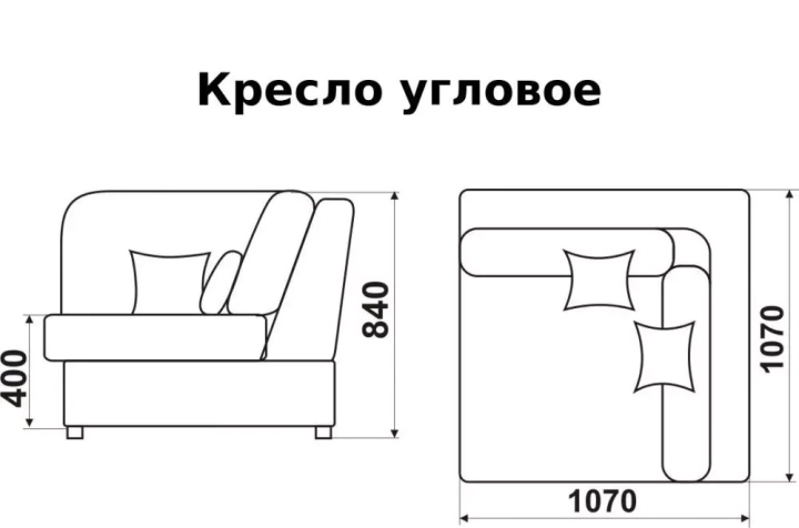 Угловой диван Моника Монца, Бежевый