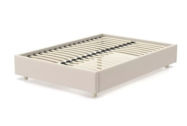 Мягкая кровать SleepBox 160 без изголовья, Бежевый
