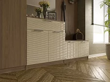 Прихожая глянец 3D 5 Коричневый 