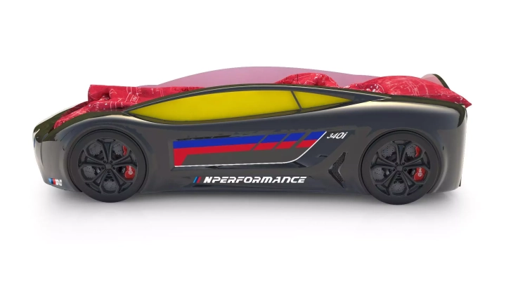 Кровать-машина Roadster БМВ, Черный