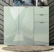 Комод Глянец 3D Зеленый