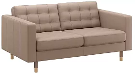 Кожаный диван 2хместный Морабо (Morabo) Без механизма 