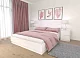 Кровать Айден КР06-1600 с матрасом Divano Classic Зависимые пружины (Bonnelle), Белый