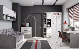 Кровать-диван Грей Кровати без механизма Серый