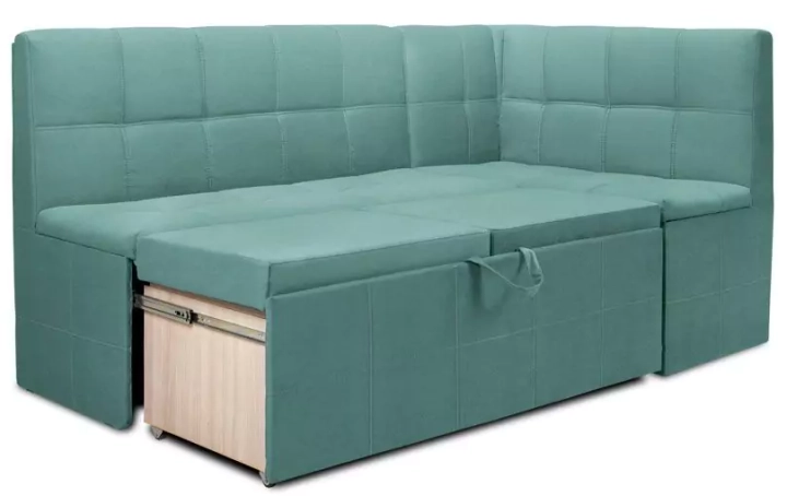 ф128 Кухонный угловой диван-кровать Домино (Токио) со спальным местом дизайн 10 3