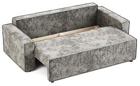 Прямой диван Лофт Плюш Еврокнижка Серый