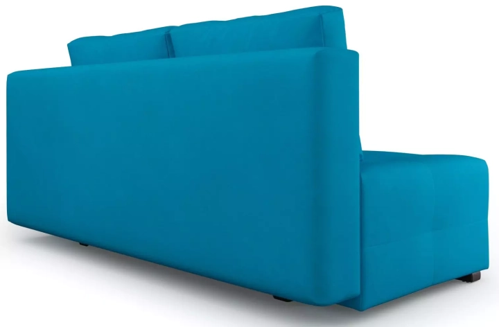 ф50а Прямой диван еврокнижка Марсель №1 (синий) 3