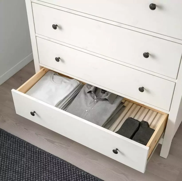 Комод с 6 ящиками HEMNES, Белый