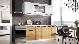 Кухня Хозяюшка 1.8м дизайн 1 Бежевый