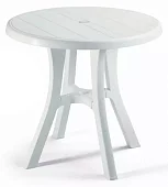 Стол круглый 80 Таволи Белый 