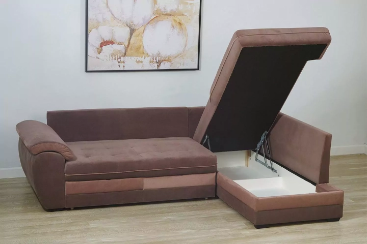 Угловой диван Мигель, Коричневый