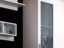 Стенка Карол 2 мдф глянец белый Белый