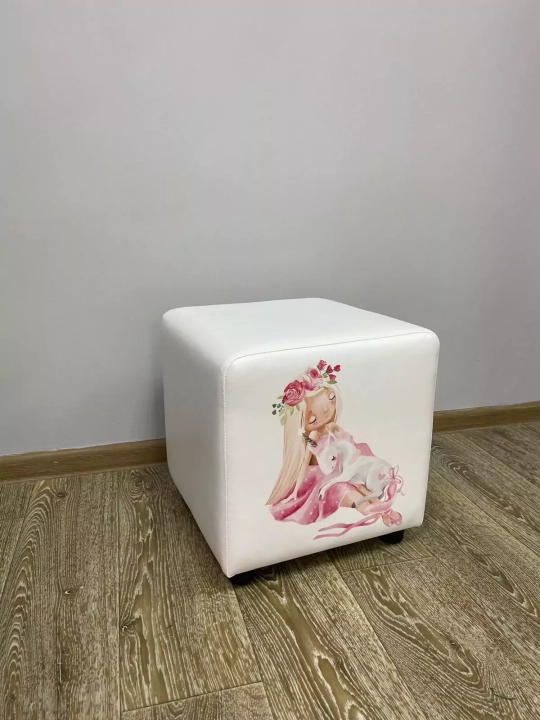 Пуф Куб, Белый