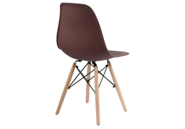 ф208а Стул деревянный Eames PC-015 brown