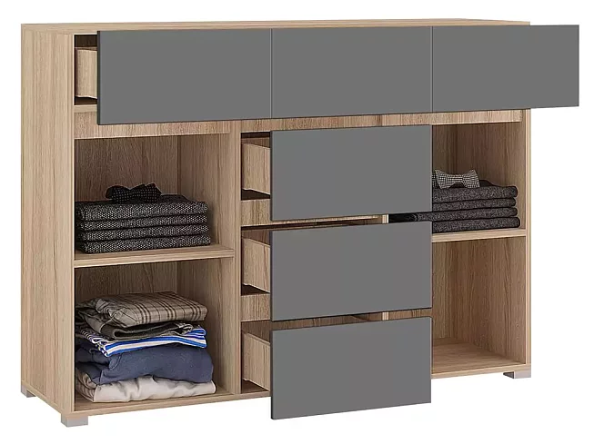 Комод Анталия 1200, Серый