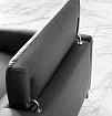 Прямой кожаный диван Норд Лофт, Серый