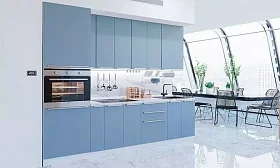 Кухня Фьюжн-03 Silky Blue