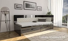 Кровать детская Глянец Кровати без механизма Коричневый