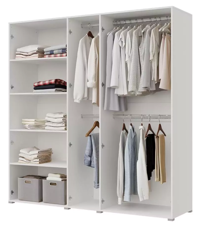 Шкаф Квадро 5-ти ств 2250, Белый