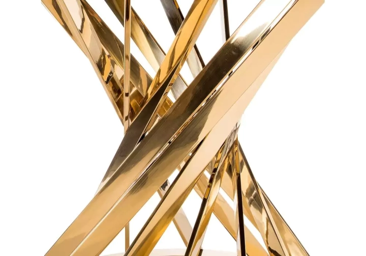 Стол Twist gold / black, Черный