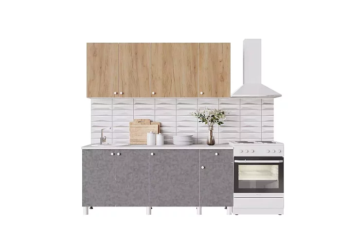 Кухня Поинт 180, Серый