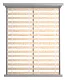 Кровать с основанием Leset Мира (160х200), Серый
