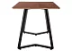 Стол Kont 120 dark walnut, Коричневый