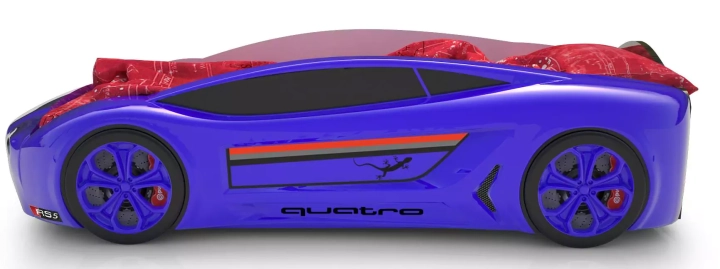 Кровать-машина Roadster Ауди, Синий