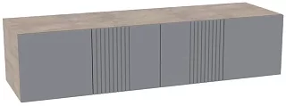 Антресоль Анкоридж 1.7 м (дуб эндгрейн/графит)