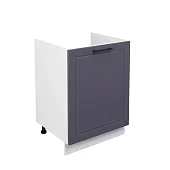 Шкаф нижний под мойку ШНМ 600-1 Кёльн (софт маренго) Серый 