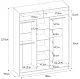 Шкаф-купе 3-дверный Home, Белый