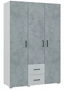 Шкаф трехстворчатый с 2 ящиками Виктор дизайн 4