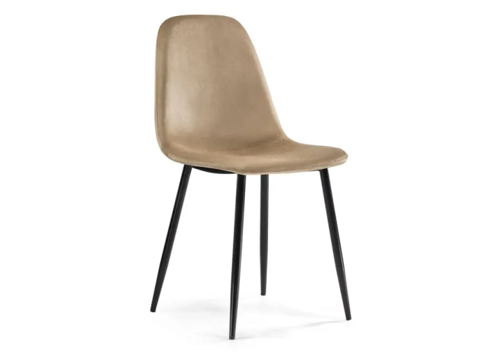Стул Lilu dark beige / black, Бежевый